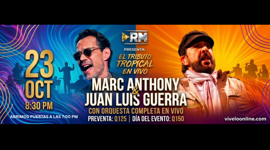 Tributo Marc Anthony y Juan Luis Guerra — portada